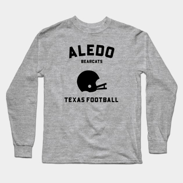 ALEDO BEARCATS FOOTBALL Long Sleeve T-Shirt by Cult Classics